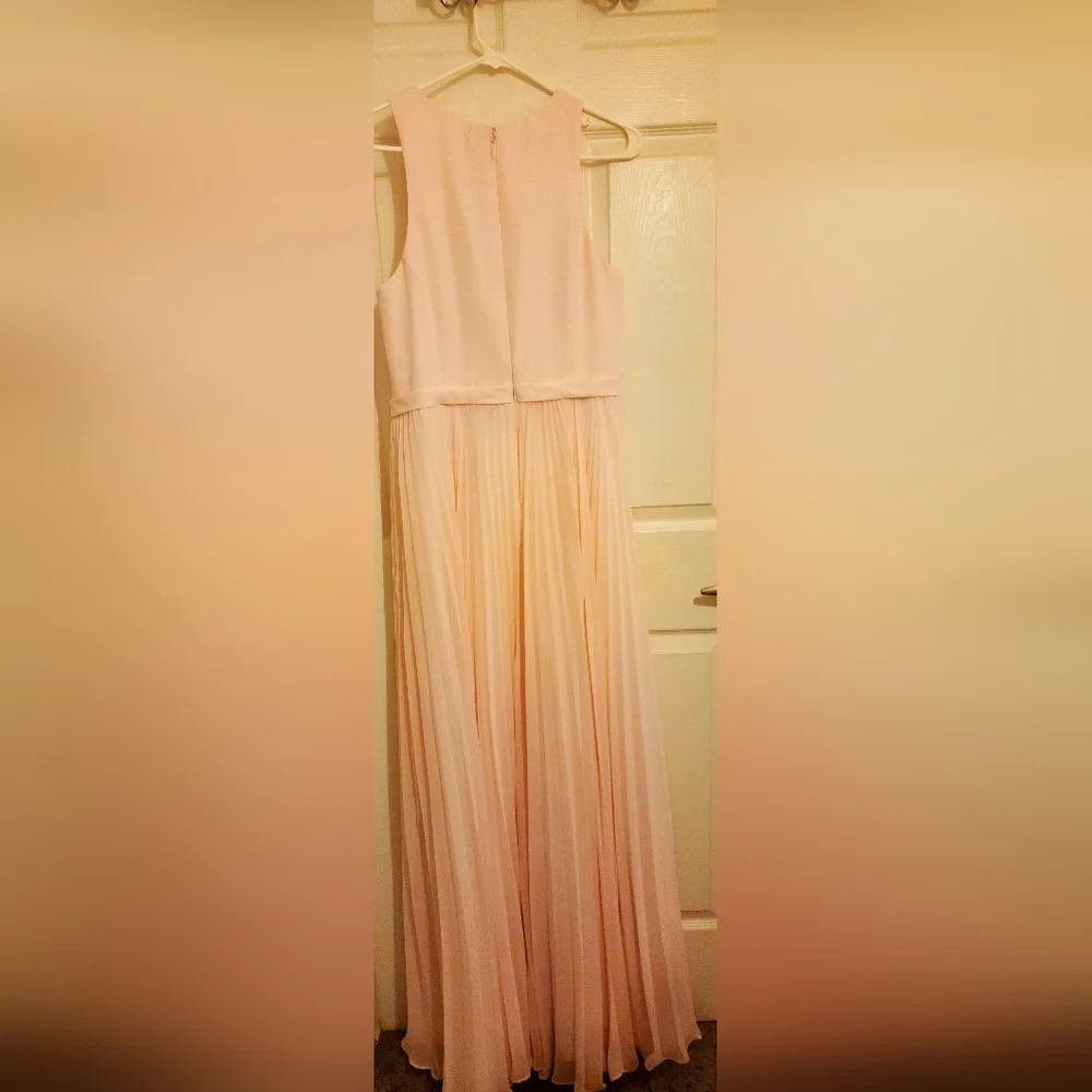 Lindie Dress in Blushing Pink by Azazie, NWT, Sz 12 - Picture 4 of 6